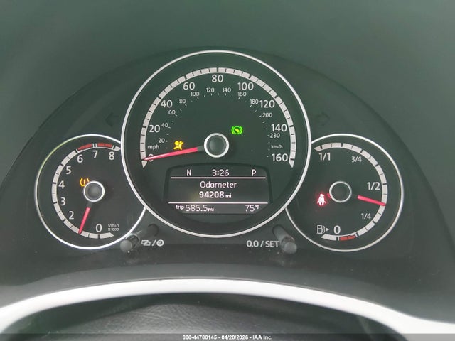 2013 Volkswagen Beetle Turbo მანქანა იყიდება აუქციონზე, vin: 3VWV67AT9DM662259, აუქციონის ნომერი: 44700145