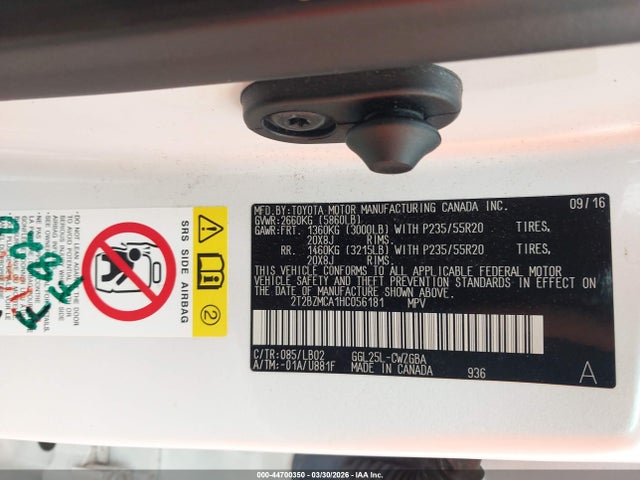 2017 LEXUS RX 350 2T2BZMCA1HC056181 Photo 8