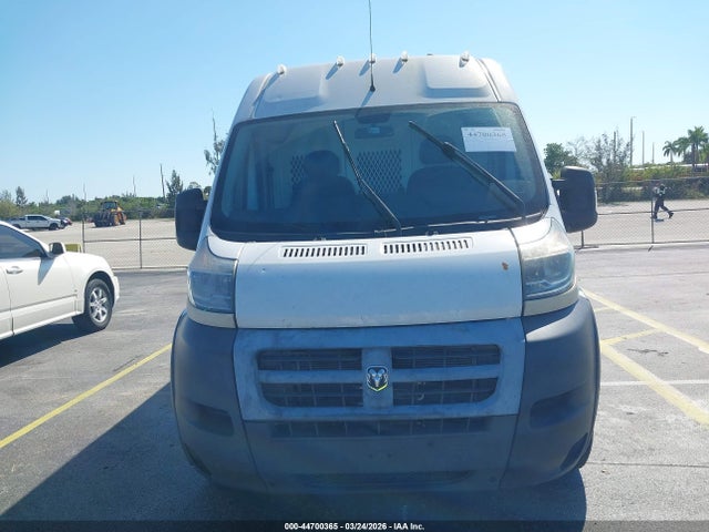 44700365 :رقم المزاد ، 3C6TRVDG2GE128921 vin ، 2016 Ram Promaster 2500 High Roof مزاد بيع