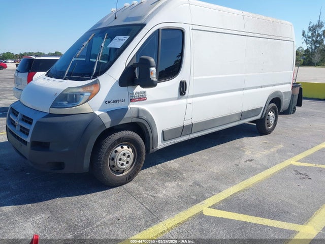 44700365 :رقم المزاد ، 3C6TRVDG2GE128921 vin ، 2016 Ram Promaster 2500 High Roof مزاد بيع