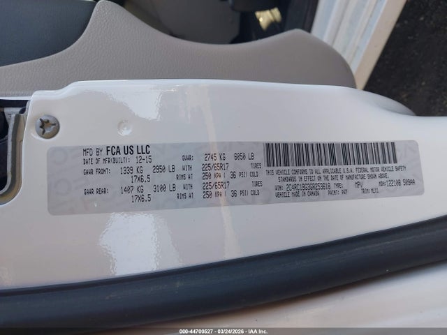 2016 CHRYSLER TOWN & COUNTRY 2C4RC1BG3GR253618 Photo 8