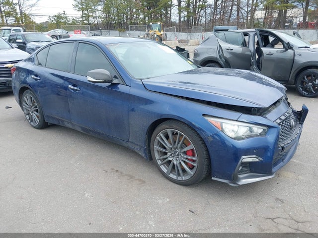 44700570 :رقم المزاد ، JN1FV7AR1JM480953 vin ، 2018 Infiniti Q50 3.0t Red Sport 400 مزاد بيع