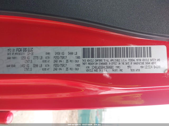 2017 JEEP WRANGLER UNLIMITED 1C4BJWDG6HL560681 Photo 8