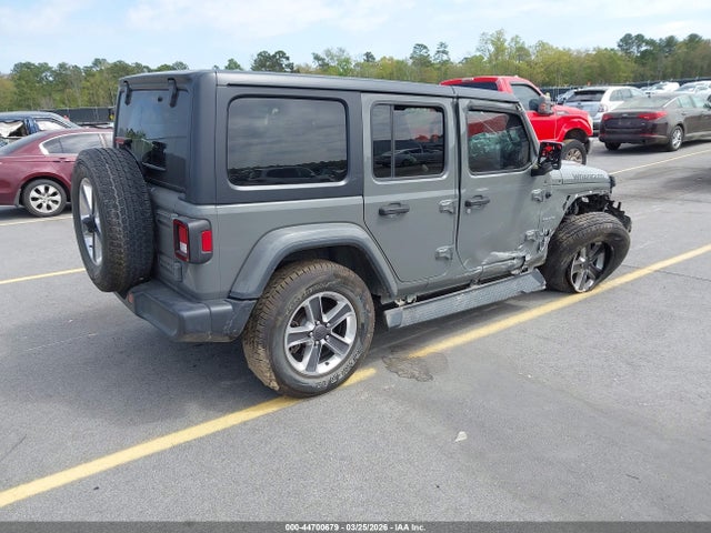 Aukcja sprzedaży 2021 Jeep Wrangler Unlimited Sahara 4x4, vin: 1C4HJXEN3MW679388, numer aukcji: 44700679