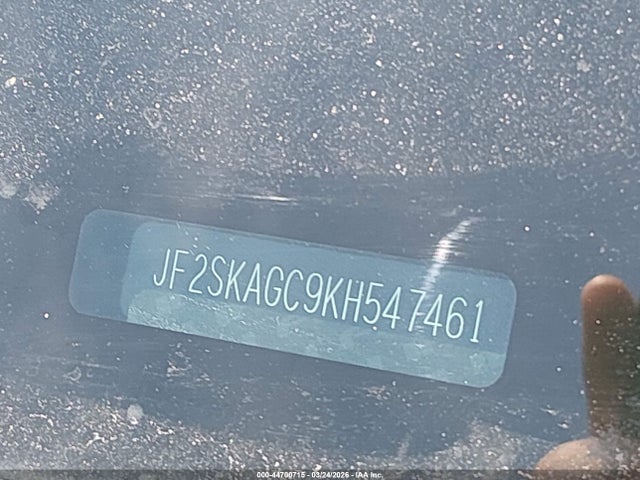 2019 SUBARU FORESTER JF2SKAGC9KH547461 Photo 8