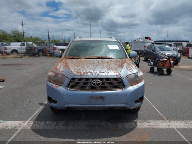 Продажа на аукционе авто 2008 Toyota Highlander Hybrid, vin: JTEEW41A982020438, номер лота: 44700720