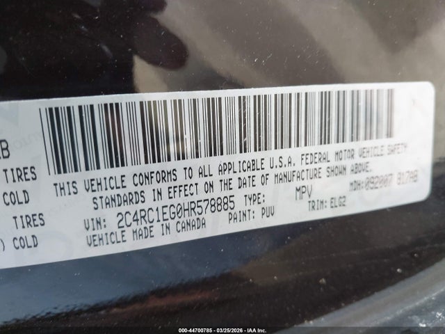 2017 CHRYSLER PACIFICA 2C4RC1EG0HR578885 Photo 8