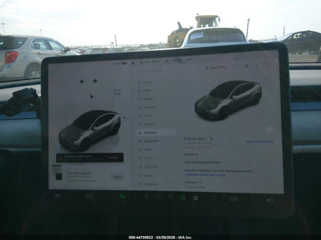 Aukcja sprzedaży 2023 Tesla Model Y, vin: 7SAYGDEE8PF752957, numer aukcji: 44700922