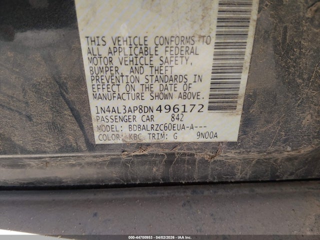 2013 NISSAN ALTIMA 1N4AL3AP8DN496172 Photo 8