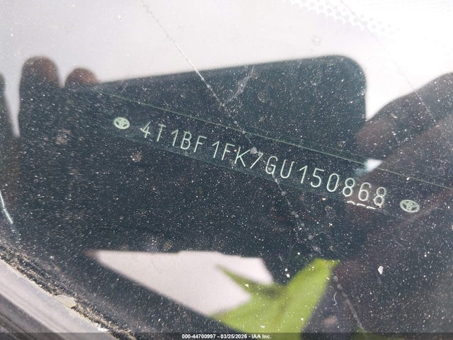 Toyota CAMRY LE 2016 4T1BF1FK7GU150868 Image 9
