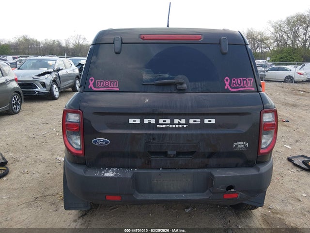 Aukcja sprzedaży 2021 Ford Bronco Sport Big Bend, vin: 3FMCR9B60MRA75551, numer aukcji: 44701010