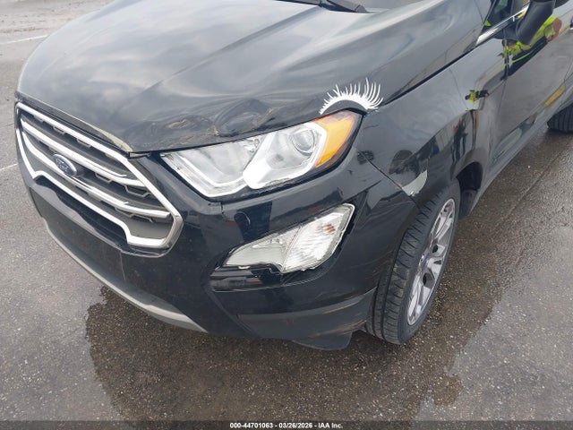 Продаж на аукціоні авто 2021 Ford Ecosport Titanium, vin: MAJ3S2KE5MC424599, номер лоту: 44701063
