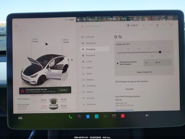 Aukcja sprzedaży 2023 Tesla Model Y Awd/long Range Dual Motor All-wheel Drive, vin: 7SAYGDEE3PF706419, numer aukcji: 44701141