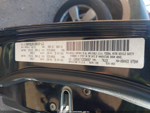 Aukcja sprzedaży 2012 Ram 1500 St, vin: 1C6RD6KT3CS330267, numer aukcji: 44701179