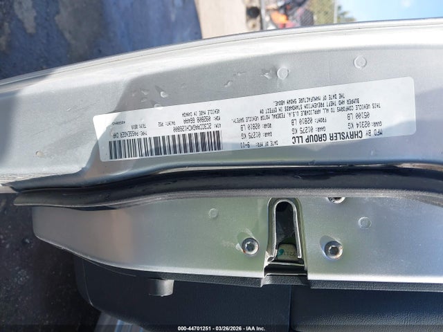 Aukcja sprzedaży 2012 Chrysler 300, vin: 2C3CCAAGXCH126800, numer aukcji: 44701251