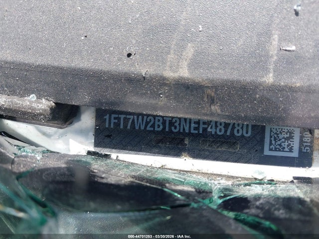 Aukcja sprzedaży 2022 Ford F-250 Xlt, vin: 1FT7W2BT3NEF48780, numer aukcji: 44701253