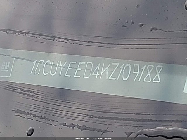 Продажа на аукционе авто 2019 Chevrolet Silverado 1500 Rst, vin: 1GCUYEED4KZ109188, номер лота: 44701398