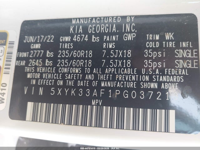 2023 KIA SPORTAGE 5XYK33AF1PG037213 Photo 8