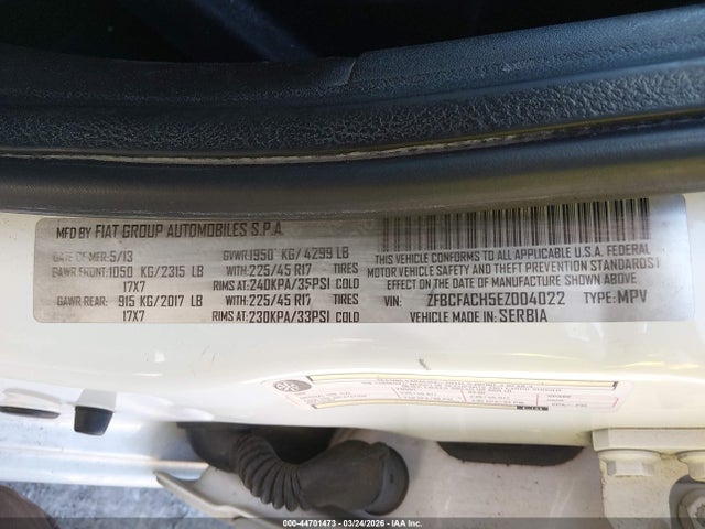 2014 FIAT 500L ZFBCFACH5EZ004022 Photo 8