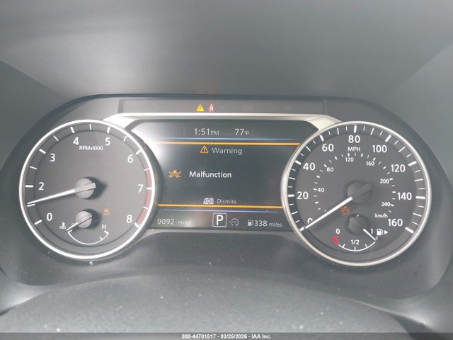 44701517 :رقم المزاد ، 3N1AB8DV2SY255182 vin ، 2025 Nissan Sentra Sr مزاد بيع