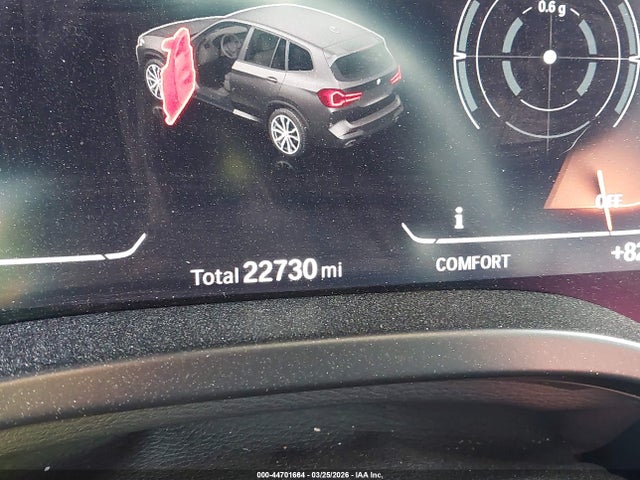 2023 Bmw X3 Xdrive30i მანქანა იყიდება აუქციონზე, vin: 5UX53DP05P9P27889, აუქციონის ნომერი: 44701664