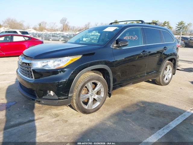 Toyota Highlander Limited 2016 5TDDKRFHXGS330197 Image 2
