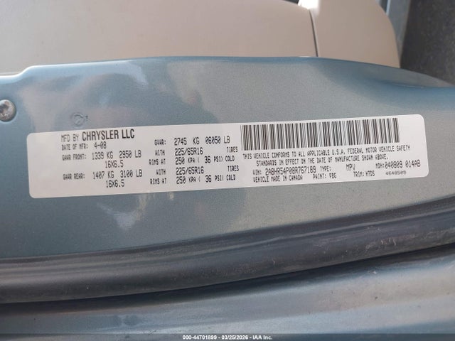 2008 CHRYSLER TOWN & COUNTRY 2A8HR54P08R767189 Photo 8