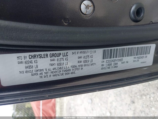 Dodge Challenger Sxt 2015 2C3CDZAG9FH720925 Image 9