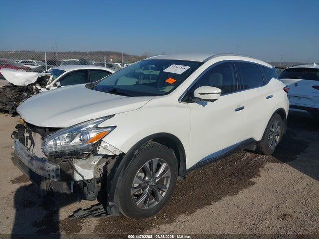 2017 Nissan Murano Sl მანქანა იყიდება აუქციონზე, vin: 5N1AZ2MH3HN196550, აუქციონის ნომერი: 44702208