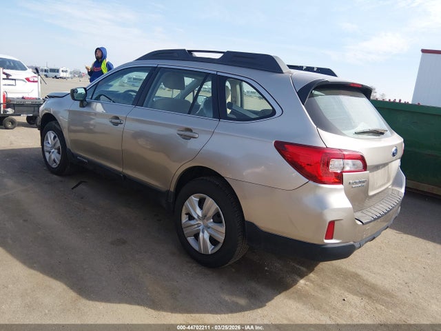 2016 Subaru Outback 2.5i მანქანა იყიდება აუქციონზე, vin: 4S4BSAAC8G3350093, აუქციონის ნომერი: 44702211