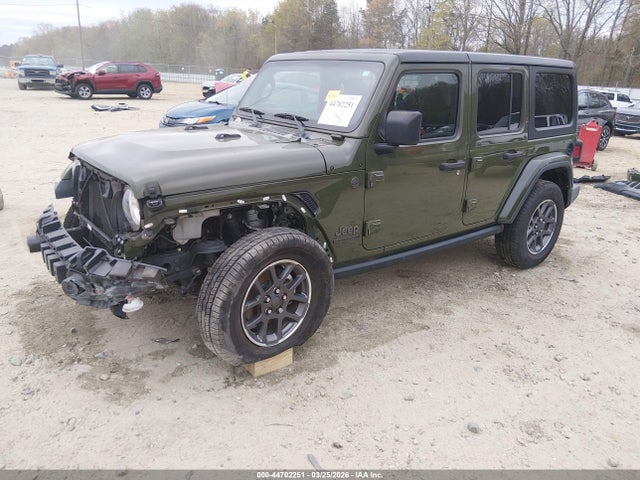 Продаж на аукціоні авто 2021 Jeep Wrangler Unlimited 80th Anniversary 4x4, vin: 1C4HJXDN5MW549646, номер лоту: 44702251