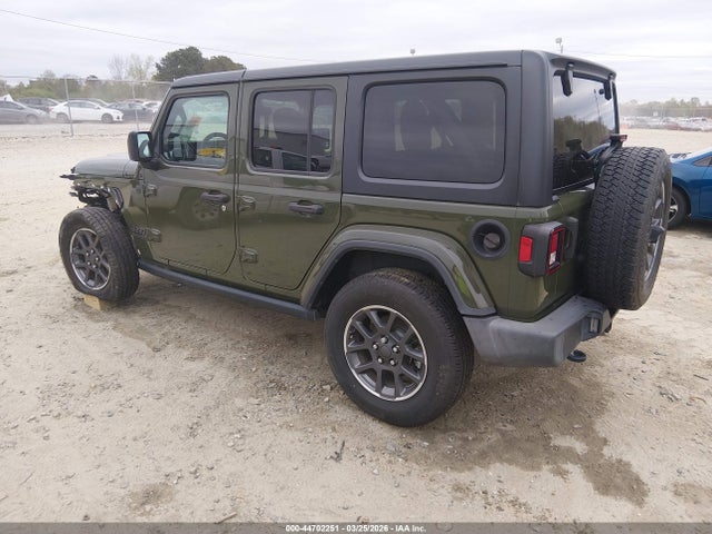 Продаж на аукціоні авто 2021 Jeep Wrangler Unlimited 80th Anniversary 4x4, vin: 1C4HJXDN5MW549646, номер лоту: 44702251