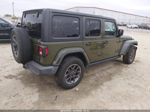 Продаж на аукціоні авто 2021 Jeep Wrangler Unlimited 80th Anniversary 4x4, vin: 1C4HJXDN5MW549646, номер лоту: 44702251