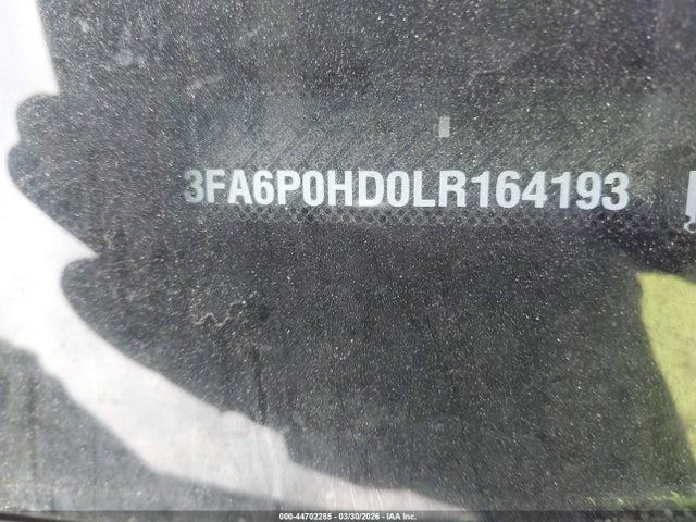 44702285 :رقم المزاد ، 3FA6P0HD0LR164193 vin ، 2020 Ford Fusion Se مزاد بيع