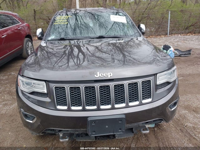 2015 Jeep Grand Cherokee Overland მანქანა იყიდება აუქციონზე, vin: 1C4RJFCG0FC215255, აუქციონის ნომერი: 44702382