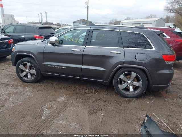 2015 Jeep Grand Cherokee Overland მანქანა იყიდება აუქციონზე, vin: 1C4RJFCG0FC215255, აუქციონის ნომერი: 44702382