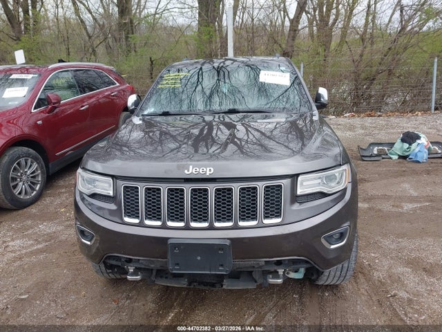 2015 Jeep Grand Cherokee Overland მანქანა იყიდება აუქციონზე, vin: 1C4RJFCG0FC215255, აუქციონის ნომერი: 44702382