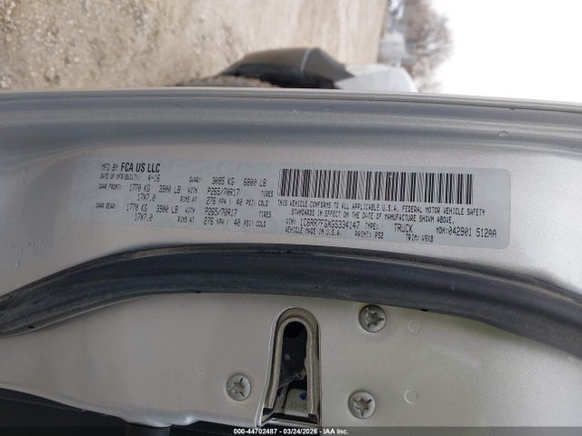 1C6RR7FGXGS334147 RAM 1500 Tradesman