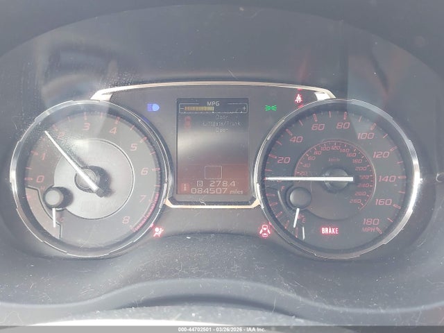 2017 Subaru Wrx მანქანა იყიდება აუქციონზე, vin: JF1VA1B65H9819562, აუქციონის ნომერი: 44702501