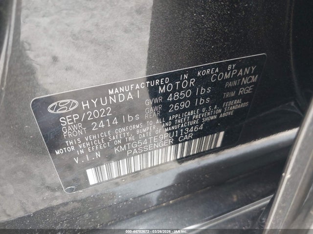 Aukcja sprzedaży 2023 Genesis G70 3.3t Rwd, vin: KMTG54TE9PU113464, numer aukcji: 44702672