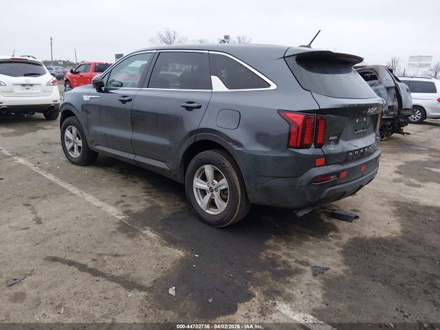 44702736 :رقم المزاد ، 5XYRGDLC8NG085798 vin ، 2022 Kia Sorento Lx مزاد بيع
