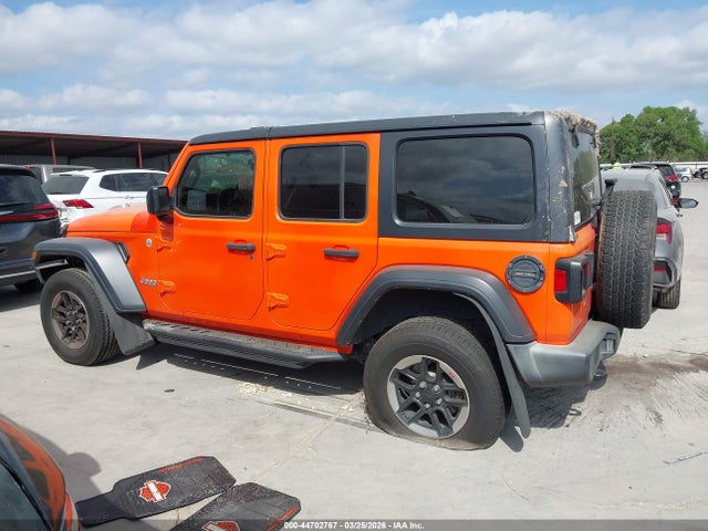 44702767 :رقم المزاد ، 1C4HJXDG8KW538400 vin ، 2019 Jeep Wrangler Unlimited Sport S 4x4 مزاد بيع