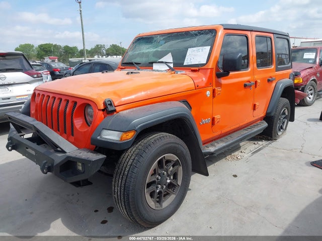 44702767 :رقم المزاد ، 1C4HJXDG8KW538400 vin ، 2019 Jeep Wrangler Unlimited Sport S 4x4 مزاد بيع