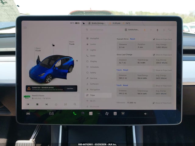 2020 TESLA MODEL Y 5YJYGDEF3LF037701 Photo 6