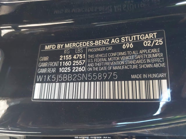 2025 MERCEDES-BENZ AMG CLA 35 W1K5J5BB2SN558975 Photo 8