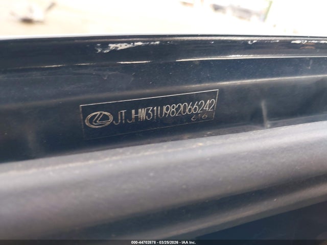44702878 :رقم المزاد ، JTJHW31U982066242 vin ، 2008 Lexus Rx 400h مزاد بيع