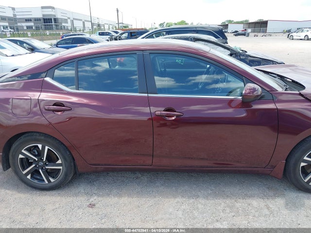 44702941 :رقم المزاد ، 3N1AB8CV1SY398531 vin ، 2025 Nissan Sentra Sv مزاد بيع