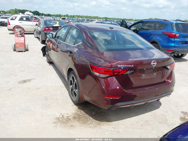 44702941 :رقم المزاد ، 3N1AB8CV1SY398531 vin ، 2025 Nissan Sentra Sv مزاد بيع