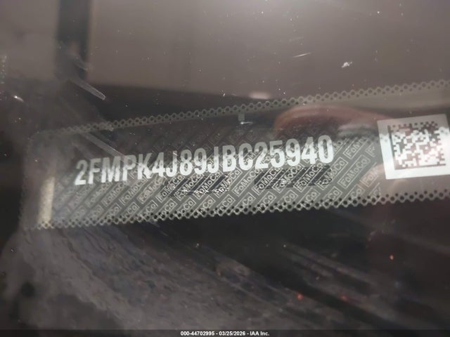Aukcja sprzedaży 2018 Ford Edge Sel, vin: 2FMPK4J89JBC25940, numer aukcji: 44702995