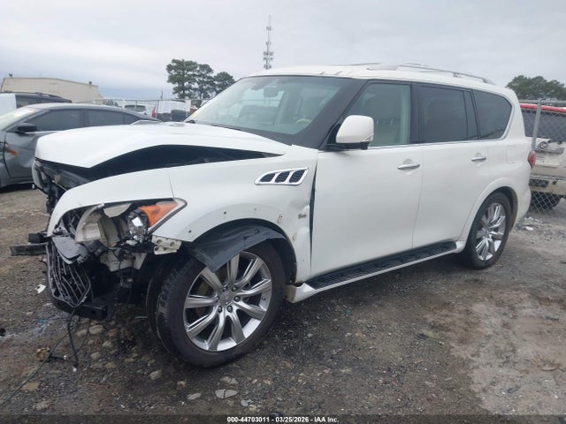 2014 Infiniti Qx80 მანქანა იყიდება აუქციონზე, vin: JN8AZ2NE6E9062066, აუქციონის ნომერი: 44703011